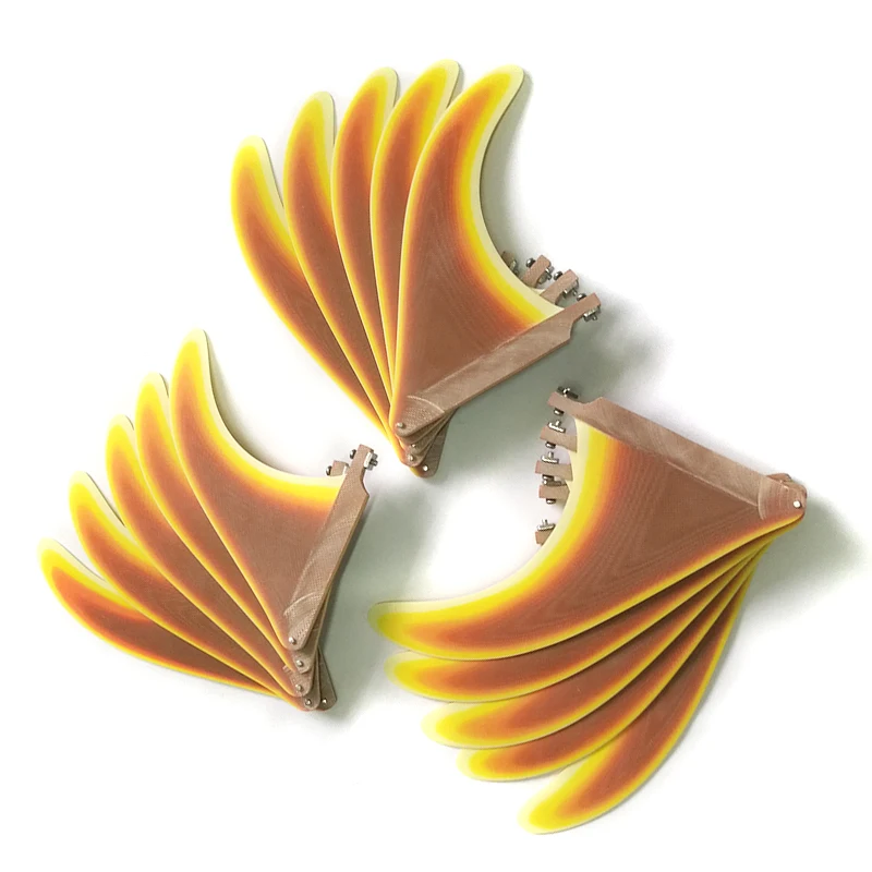 Wholesale Surfing Multi-Layered Longboard Fin Customizable Multiple Colors Single Fins Paddle Board Fins
