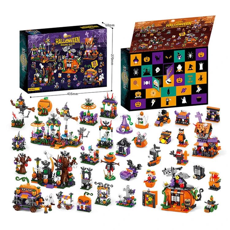Wholesale Bricks Toys 6 In 1 35 Models Building Blocks Sets Bricks Halloween Kids Toys For Adults