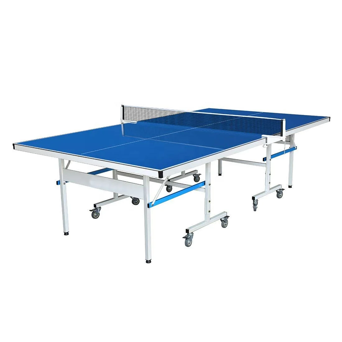 6mm aluminium top standard table tennis table outdoor waterproof folding legs ping pong table