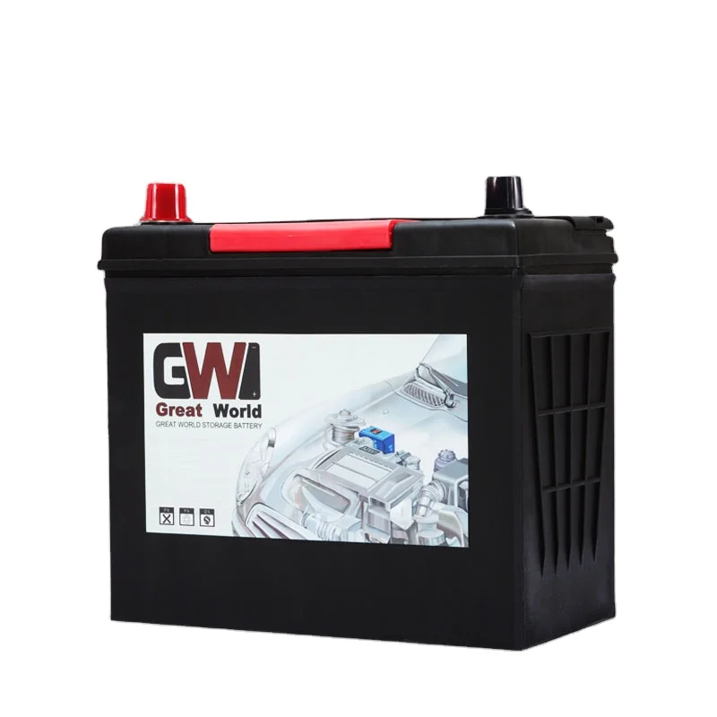 Factory price 12V 60ah Maintenance Free Car Battery Korea Style Lead Acid Auto Starting Battery positive plate