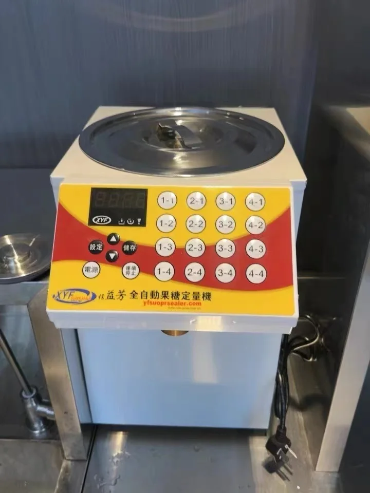 High Quality Commercial Auto Fructose Dispenser Bubble Tea Machine/Sugar Fructose Machine for Milk Tea Shop and Restaurants