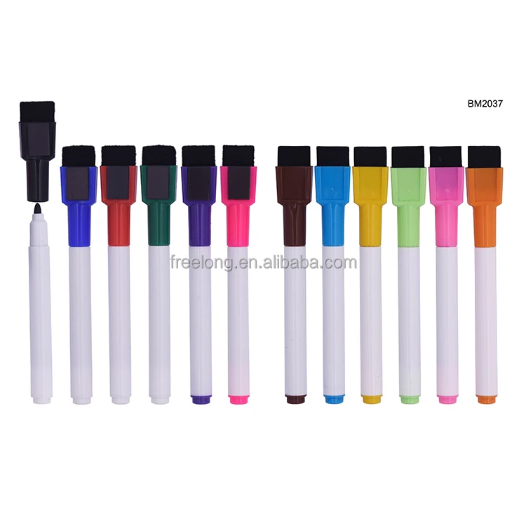 Wholesale High Quality Promotional White Board Pen Magnetic White Board Markers And Eraser