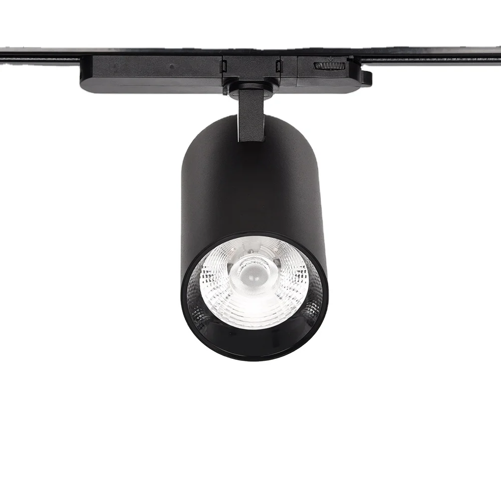 CRI90 с антибликовым покрытием без мерцания, 20 Вт, 30 Вт, 40 Вт COB светодиодный Трековый светильник с 5 лет гарантии