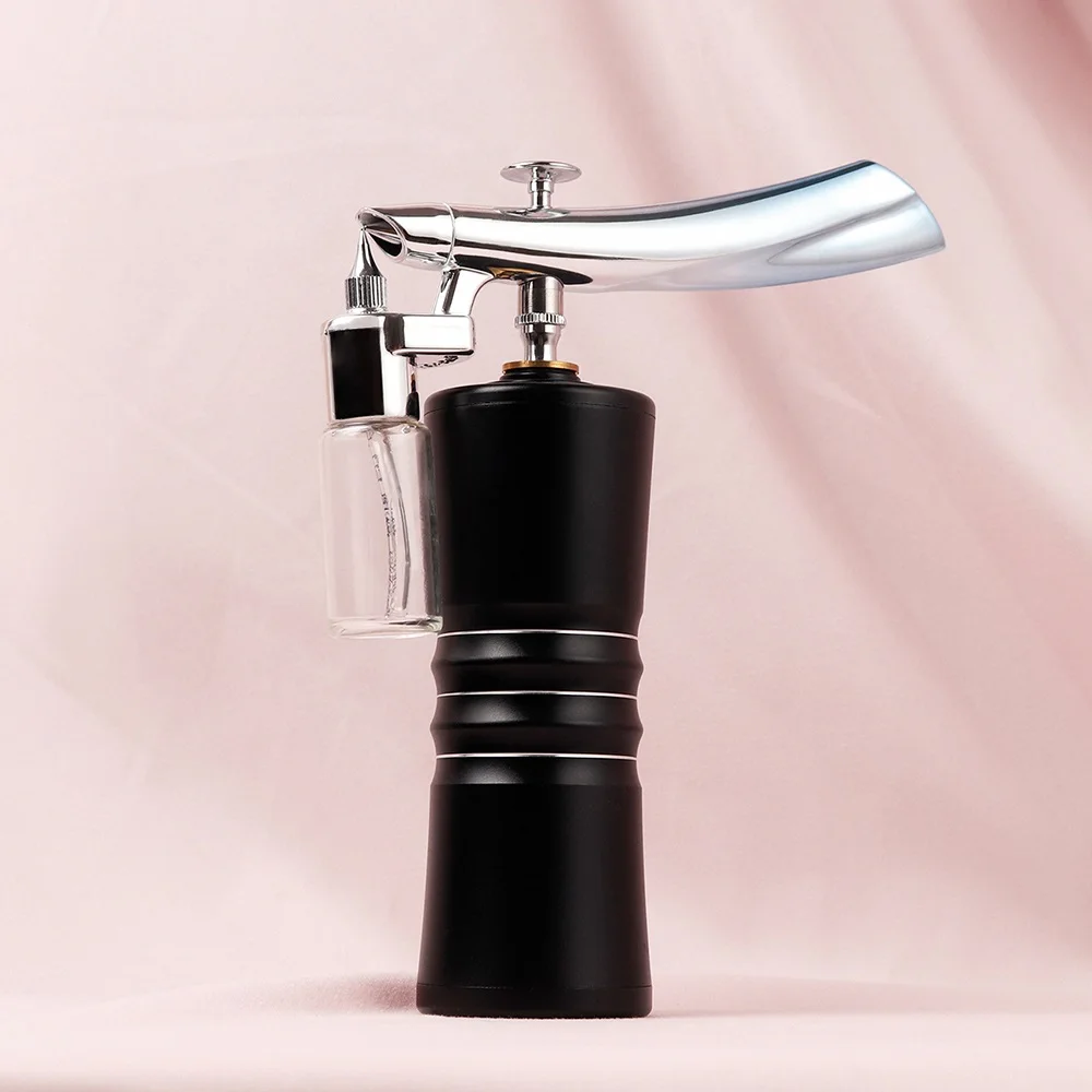 Handheld Airbrush Kit Rechargeable Mini Air Compressor Spray Gun with Double Action for Makeup Art Nail Painting Tattoo Manicure