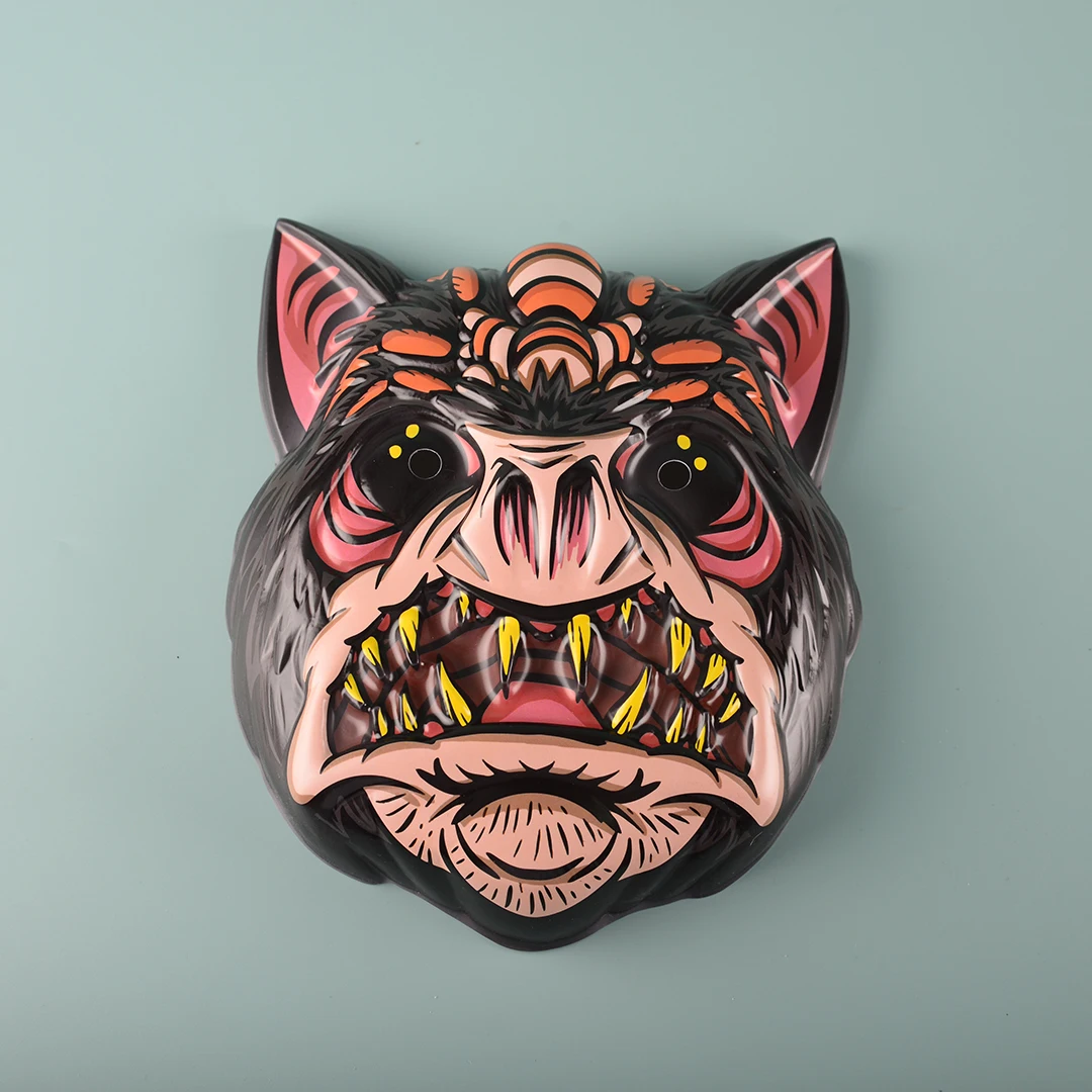 Tiger Lion Wolf Face Masks for Adults Kids LED Carnival Party Mask  in Plastic Paper Pulp Compatible with Various Age Groups