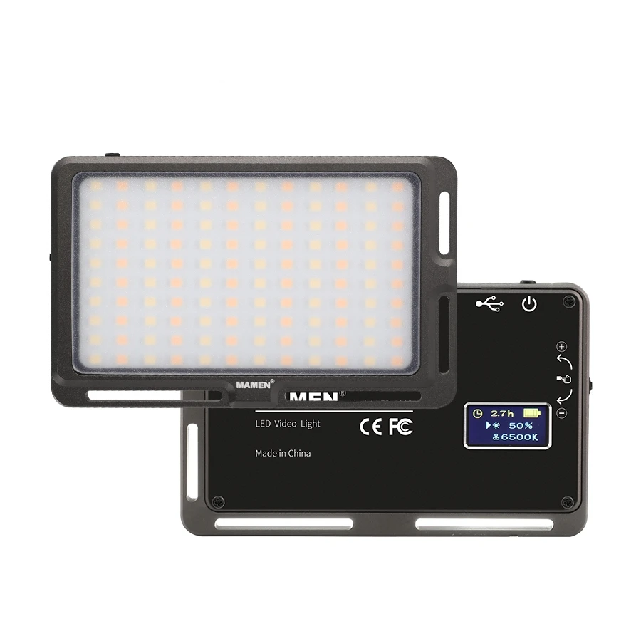 Professional Dual Color 3000K-6500K Mini Video LED Panel Light Portable Flood Light Studio Shooting Light