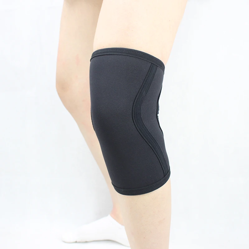KS -906 Top Quality SCR  Knee pad 7MM  Neoprene Knee Sleeve Black Knee Support