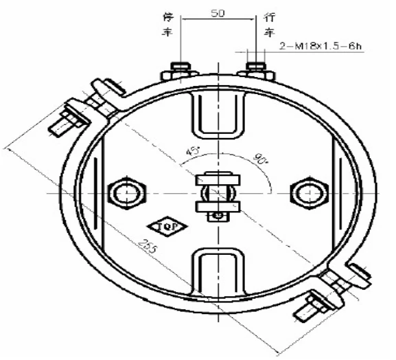 OEM High Quality Durable T30 30 T3030 Heavy Duty Commercial Truck Semi Trailer Master Parking Braking Air Spring Brake Chamber