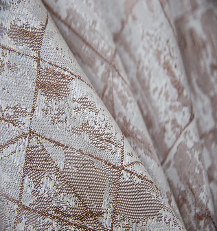 TOP SELL Damask Fabric Jacquard  Curtains  For Living Room for Bedroom for hotel customized