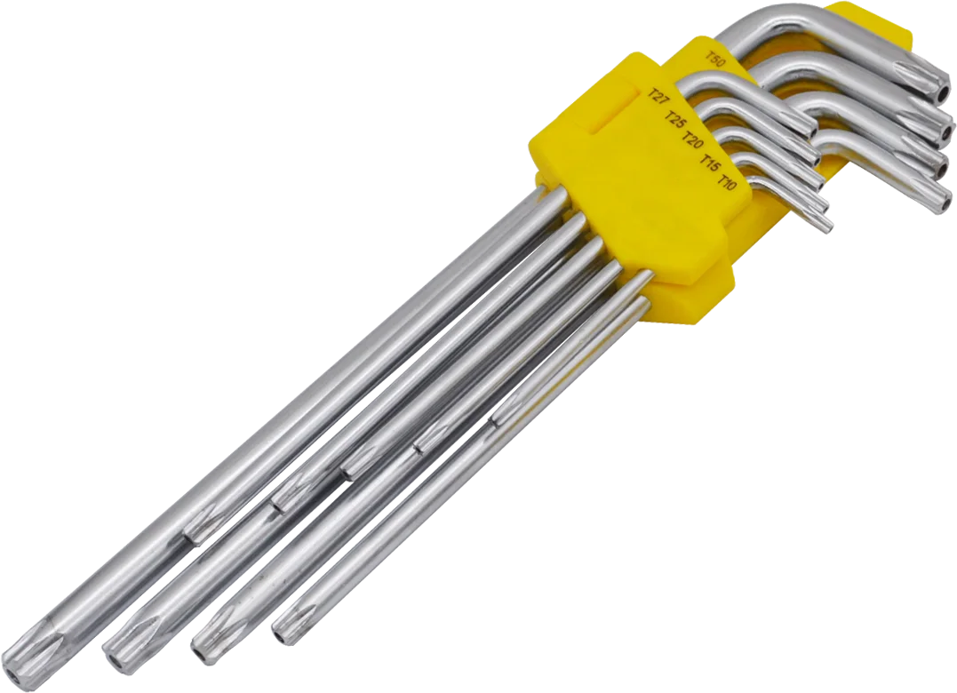 FLOURISH  high quality 9pcs short arm torx key hand tools&hex key&allen wrench