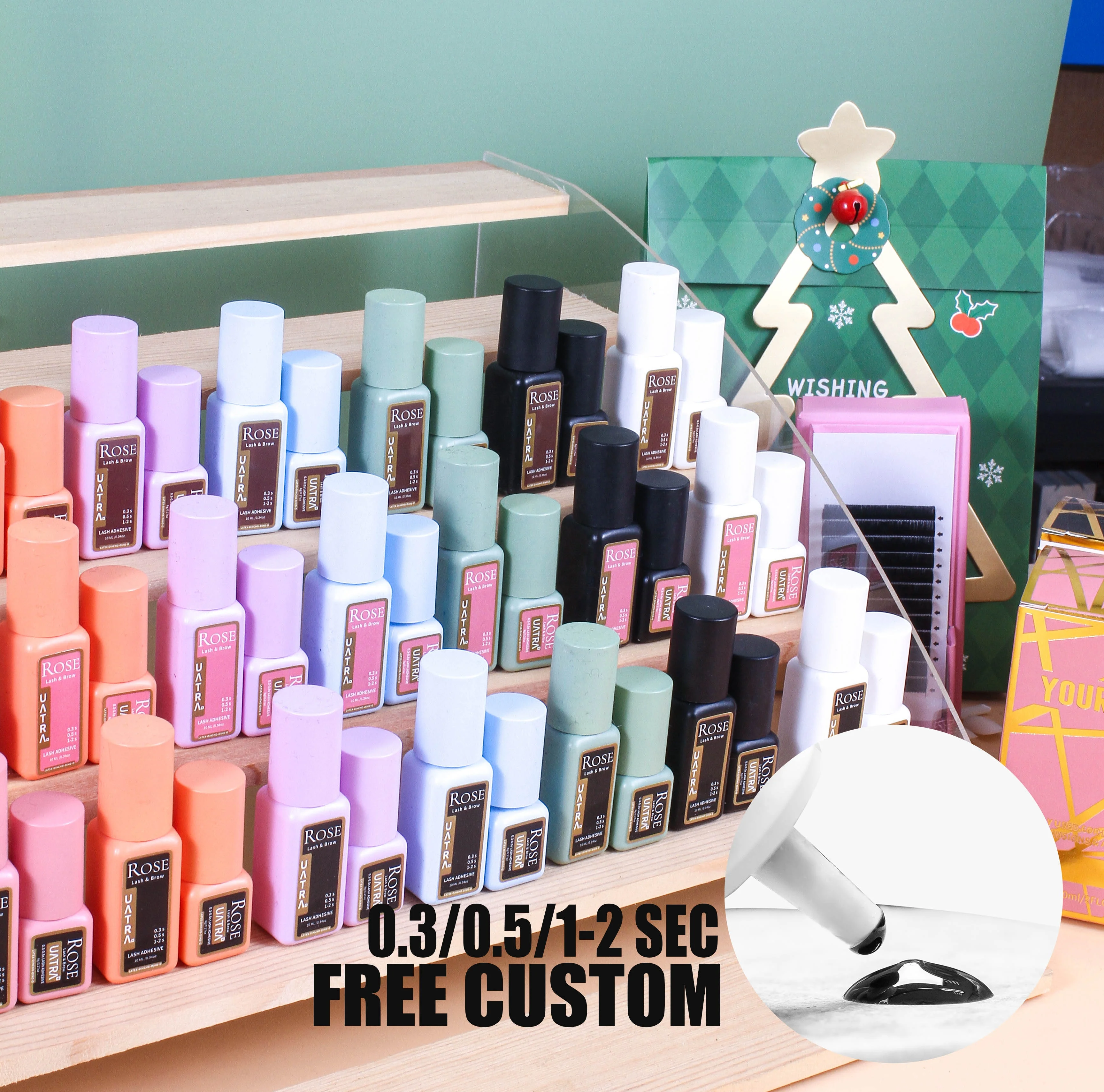 Latex Free Waterproof London Sense1 Second Drying Time Diy Lash Bond And Glue 0.01 Sec Private Label Bottles Container Own Logo