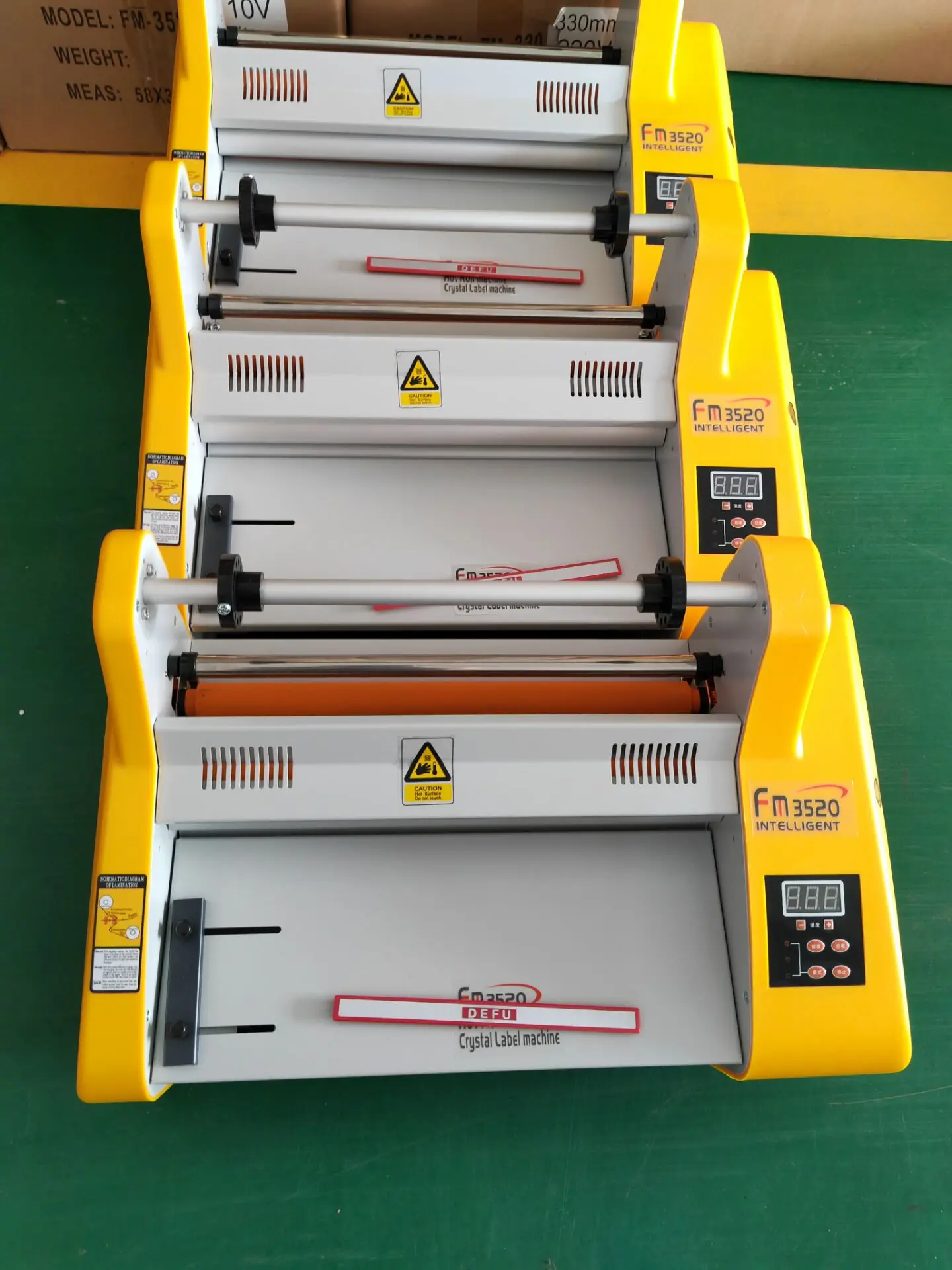 SONTO(FM3520)  double sides hot and cold roll laminating machine