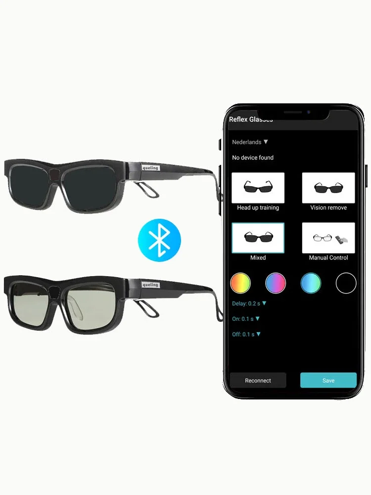 2021 Boxing Vision remove glasses with APP Connect smart training glasses