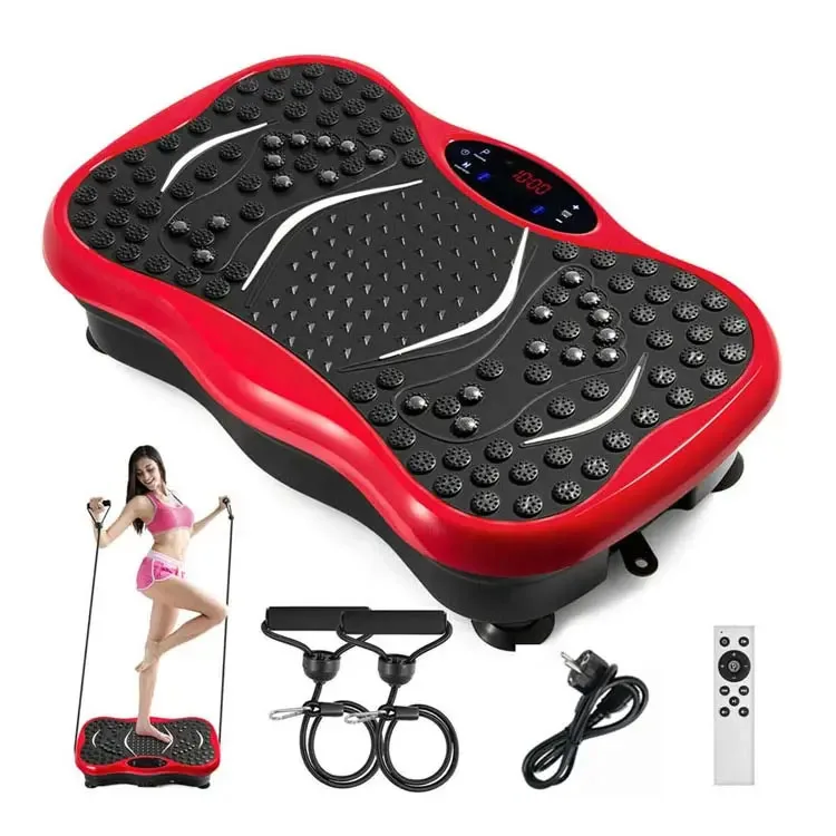 Unisex High Efficiency Foot Shaker Vibration Machine ABS Burning Fat Circulation Vibrator Plate Gross Pedal Weight Box Packing