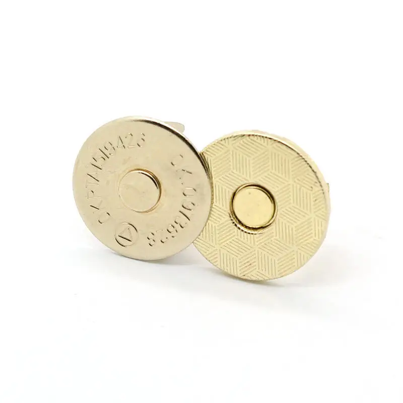 Custom Wholesale Custom Bag Magnet Button Snap 14mm Snap Buttons Bronze Button for Leather Bags