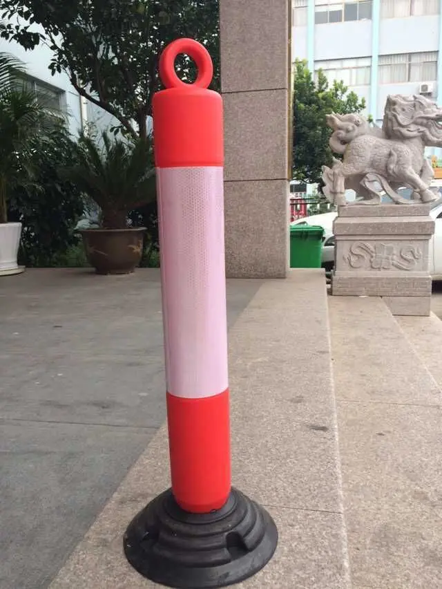 2024 CE high quality iron parking bollards metal safety barrier fixed metal safety parking bollard