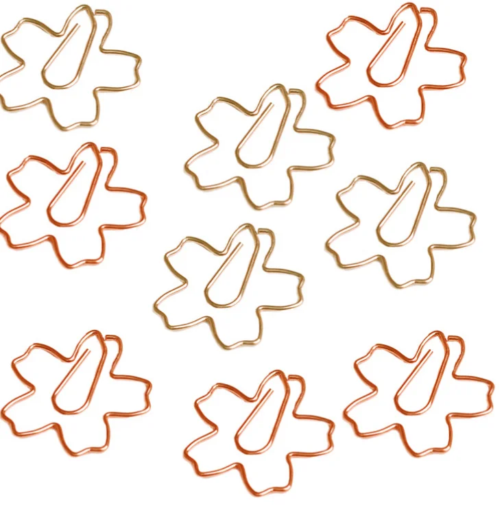 Цветная закладка для бумаги креативная Золотая Закладка в виде цветущей вишни песни Офисная обучения металлические зажимы зажим металлический