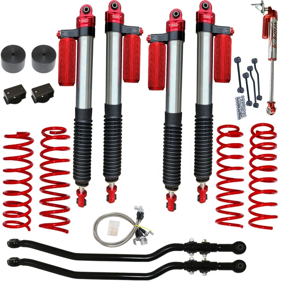 JT Gladiator Lift Kit Suspension Systems And Components Nitro Gas Damper  Manual Compression & Rebound Lift Kit For Jeep Truck