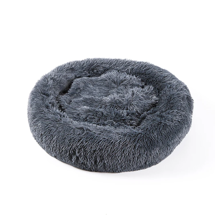 Washable Luxury Large Calming Dog Short Faux Fur Camas De Perros Washable Cat Pet Bed Dog Bed,Cat Beds for Indoor Cats