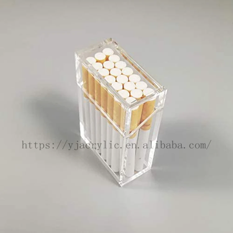 Acrylic cigarette box