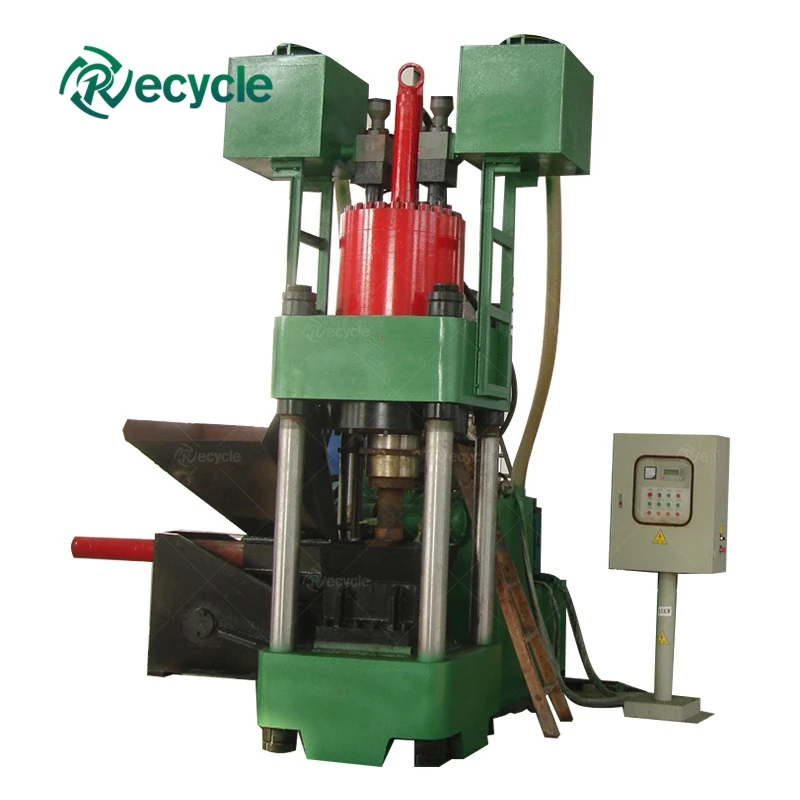 Vertical Hydraulic Scrap Aluminum Chip Briquette Press Machine