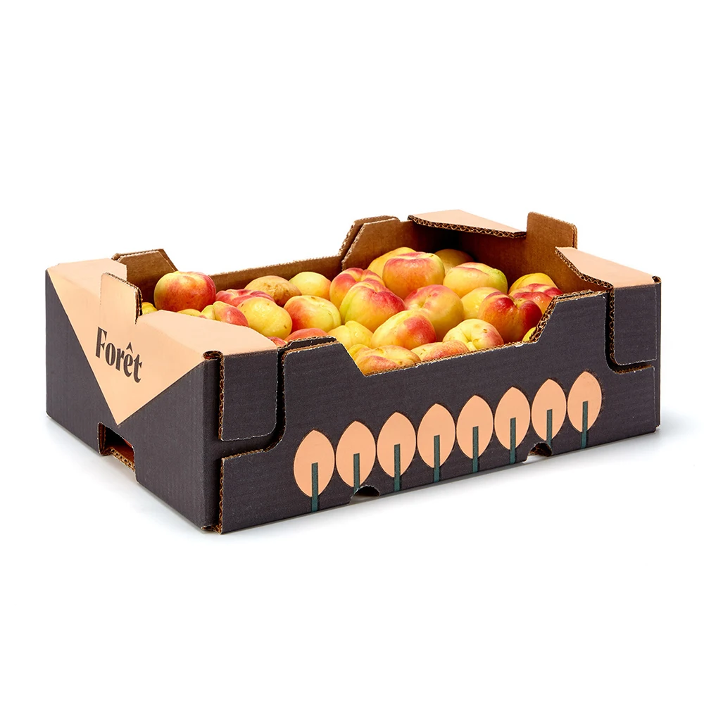 Fruit and vegetable tray opening stacking boxes universal fruit and vegetable gifts