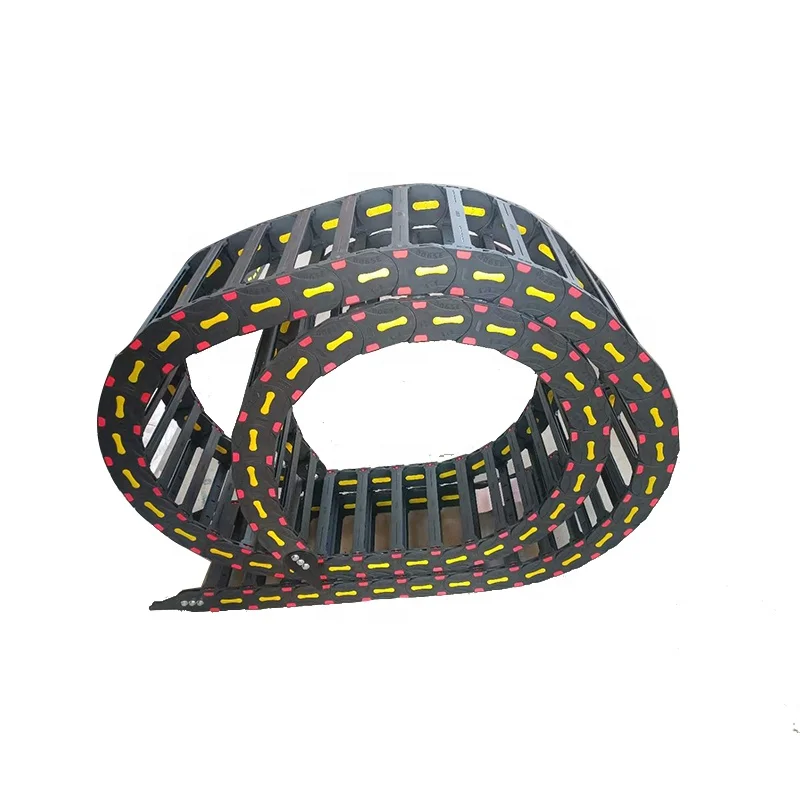 Bridge type plastic cnc cable roller drag chain