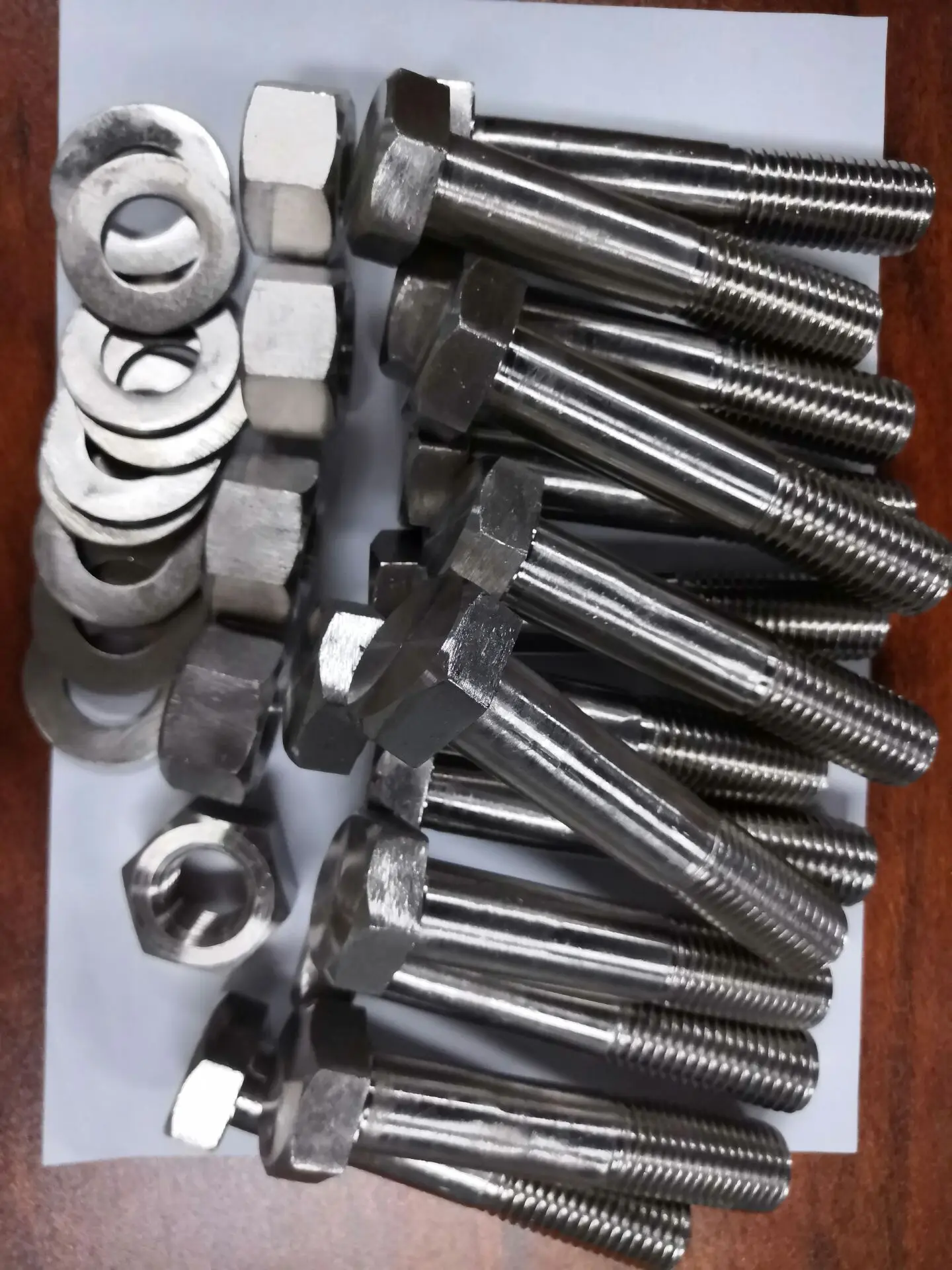 Fasteners S31254 254SMO EN DIN 1.4547 hex bolt stud threaded rod