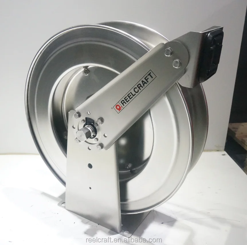 
DLC600 OLS, Stainless Steel Hose Reel ,Double Arm,3/8 x 50 ft 35bar --REELCRAFT 
