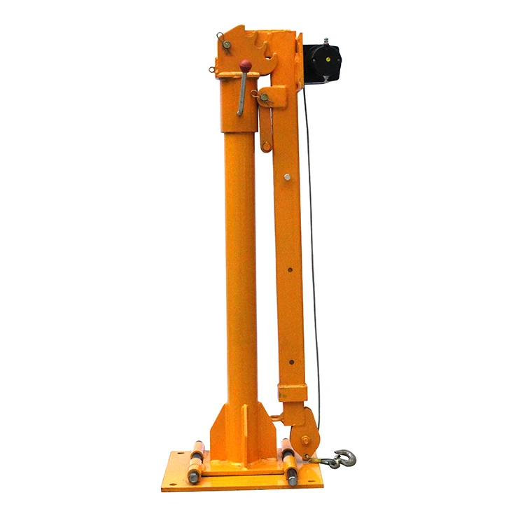 Hot Sale Top 1ton Price Lorry Truck Crane Telescopic Wheels For Cargo Handling