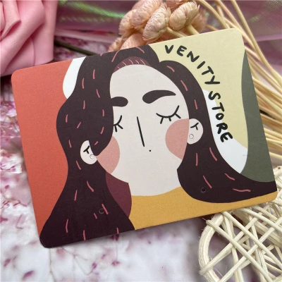 100pcs/pack Necklace Display Cards Self-seal Bags Necklace Cards Holder Blank Kraft Paper Tags For DIY Ear Studs Jewelry Display