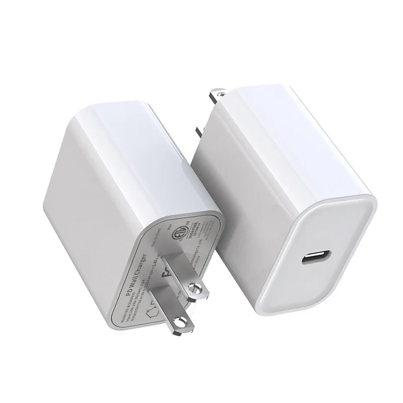 Оптовая продажа 20 Вт USB C адаптер питания TYPE C настенная Быстрая зарядка type c зарядное устройство для iPhone 16 15 14 13 12 11 pro max