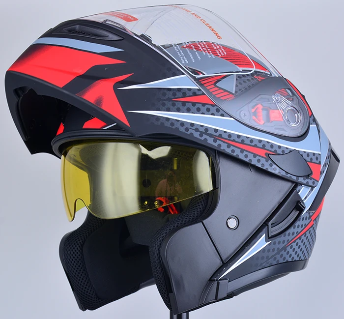 
unique flip up Modular casco de motorbike Helmet 