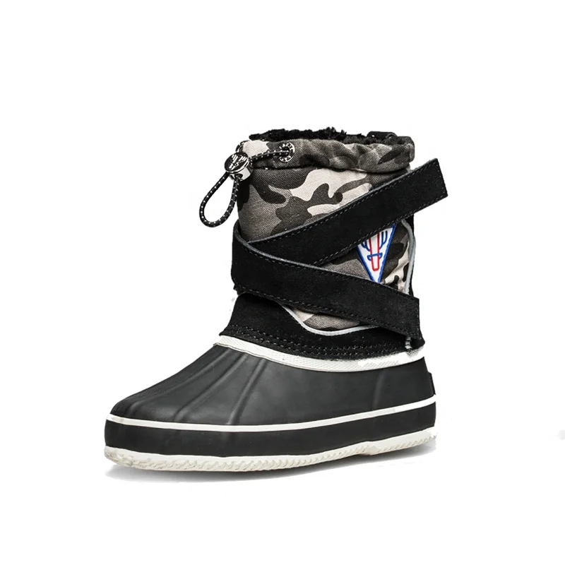 New Boots for Children Plush Warm snow Shoes boys snow Boots in Autumn Winter