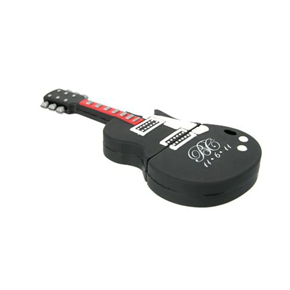 wholesale! soft pvc guitar USB drive customized USB flash drive 1GB/2GB/4GB/8GB/16GB engraving custom LOGO