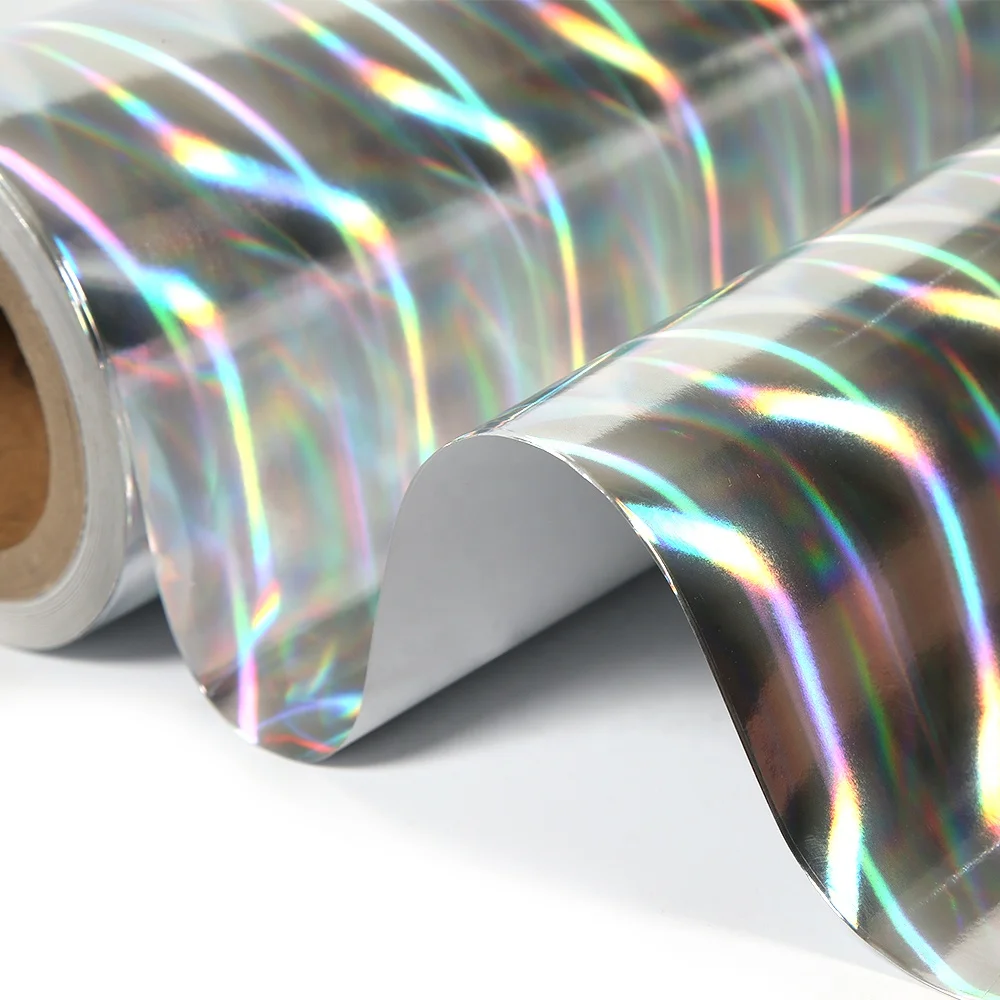 Holographic metalized paperboard for packaging box