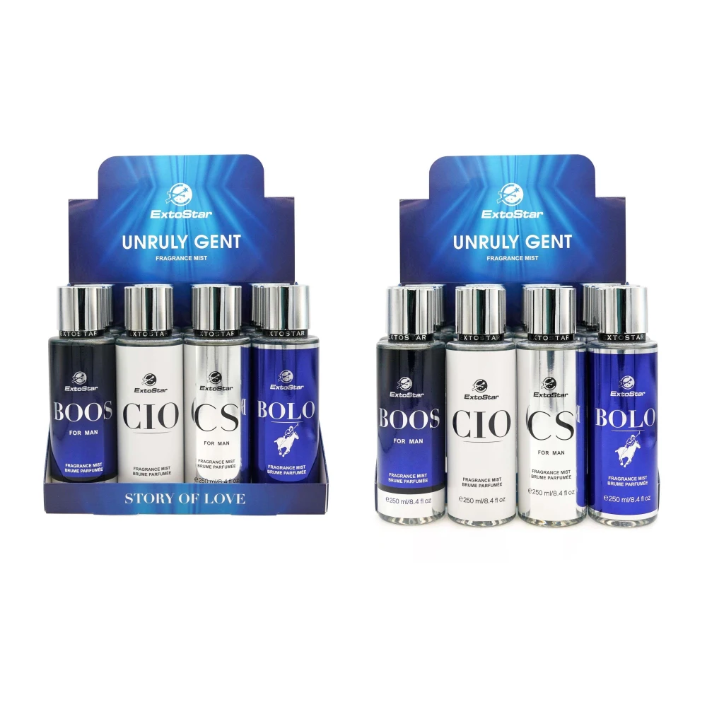 Wholesale cross-border fragrance perfume large bottle set 250ml*12pcs European and American fragrance overseas