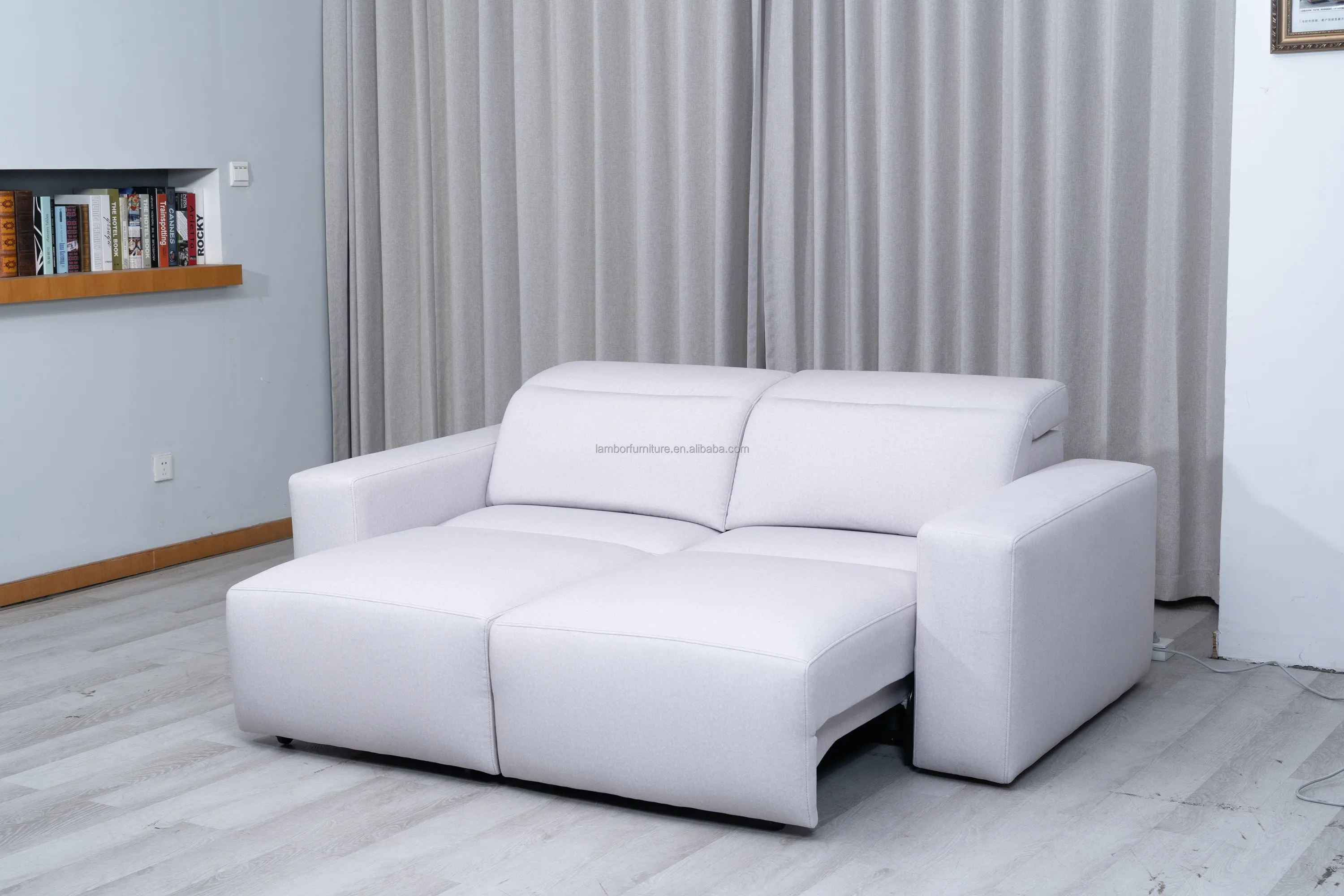 sofa come bed retractable sofa-bed modern relaxing style 3-seat comfortable leather comfortable sofa