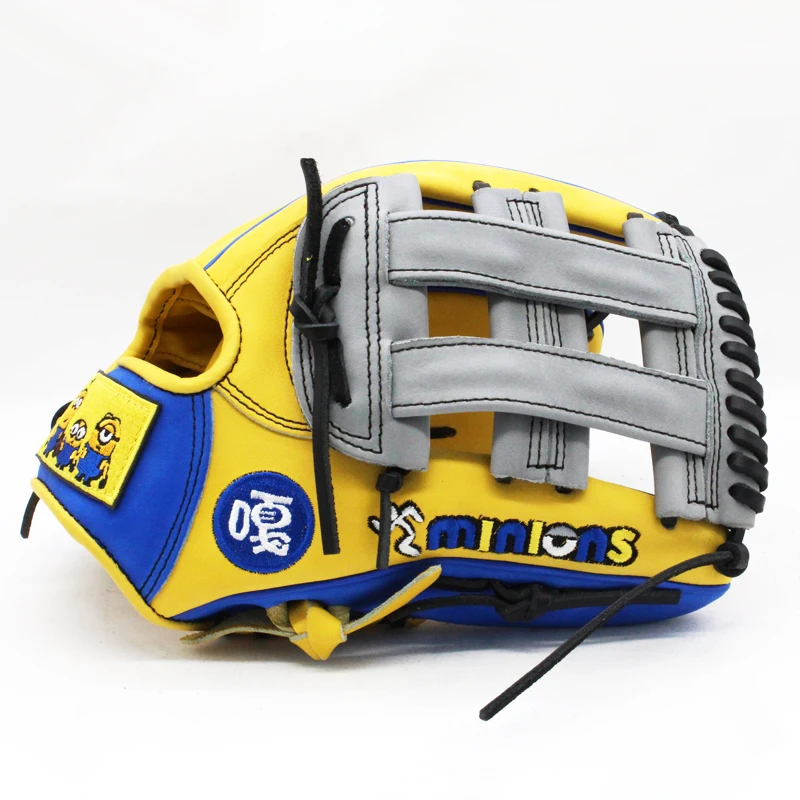 Special Designed Kip Leather Gloves With Embroidery Logos For Baseball Softball Sports
