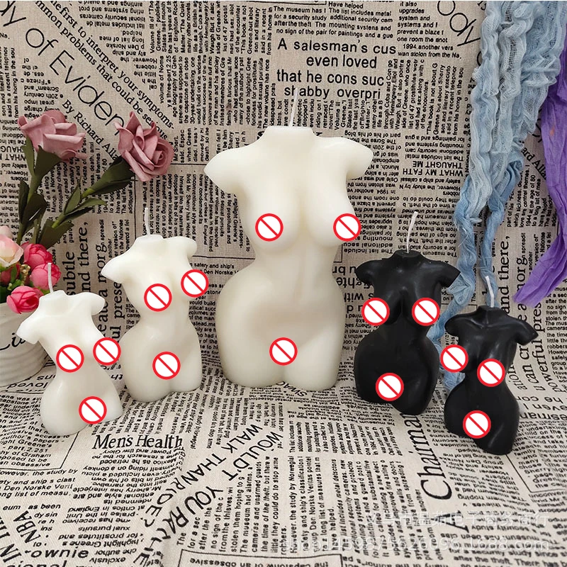 Оптовая продажа, Силиконовые свечи для тела, силиконовая форма для женщин