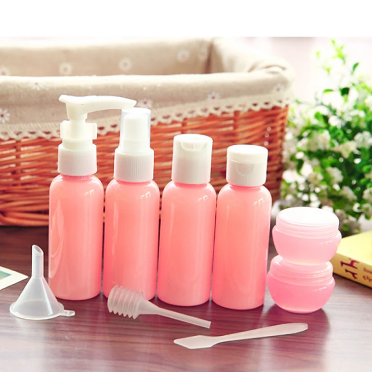 Spray Press Bottles Travel Cosmetic Bottles Set,Mini Style Makeup Tools Perfume Spray Travel Bottle Set,travel bottle kit