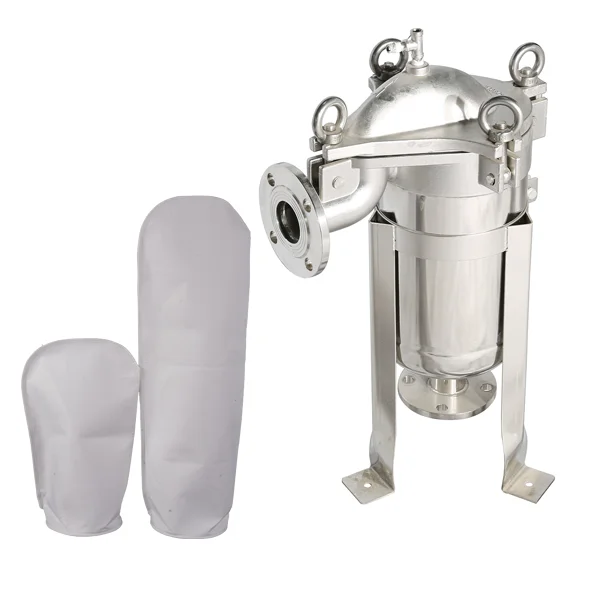 Quick Bolt SS304 Stainless Steel #4 single Bag Filter housing for Liquid pre-filtration