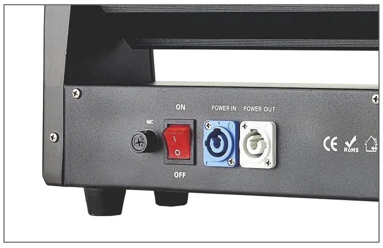 Moving Head Lamp Light With Strong Beam Led 6pcs 60w Full Color Rgbw 4in1 Wash Light