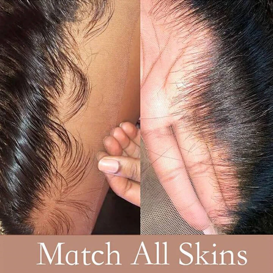 Wholesale 13x4 Full Frontal Wig For Black Women Glueless Brazilian Human Hair Wig Pre Plucked Bleached Knots Lace Front Wig