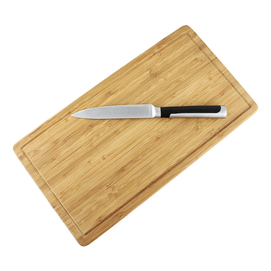 
Organic bamboo cutting boards for kitchen extra large chopping board with juicy groove 