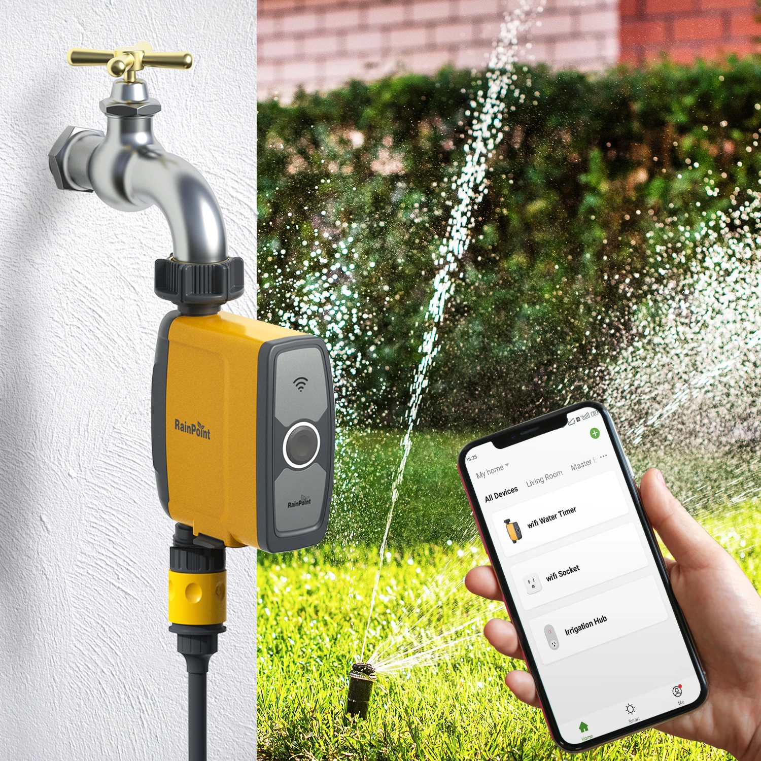 New Design Outdoor Yard Electronic Automatic Water Timer Garden Watering Irrigation System Sprinkler Control Timer