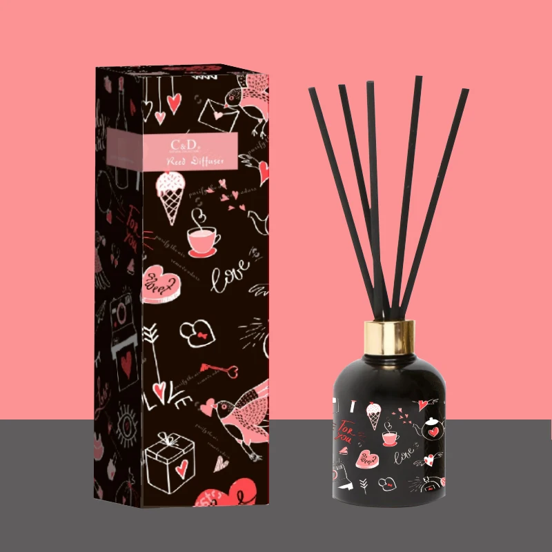 50ml C&D No fire aromatherapy essential oil home indoor long-lasting candle and reed diffuser packaging