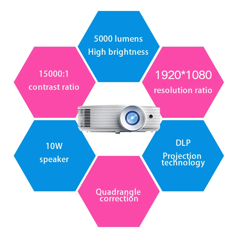 Optoma EH512 Laser TV 4K Cinema 5000 Lumens 4K ultra-clear Resolution New Hardware Platform Optoma Projector