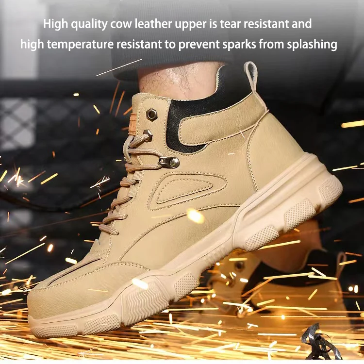 SAFETY BLAZERS Hot Selling Multifunctional Anti Scald Shock Absorbing Foot Protection Safety Boots For Men