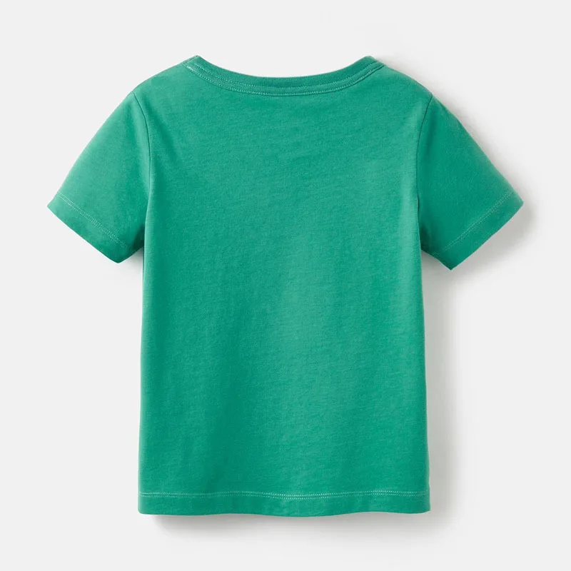 Little maven 2020 summer toddler boy clothes boy tops animals  green Cotton funny boy t shirts t shirt cotton